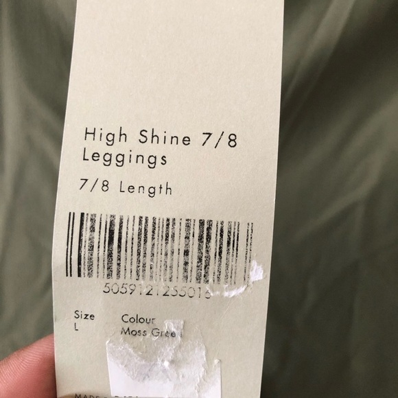 Sweaty Betty Green Moss High Shine Leggings 12 - Picture 8 of 11